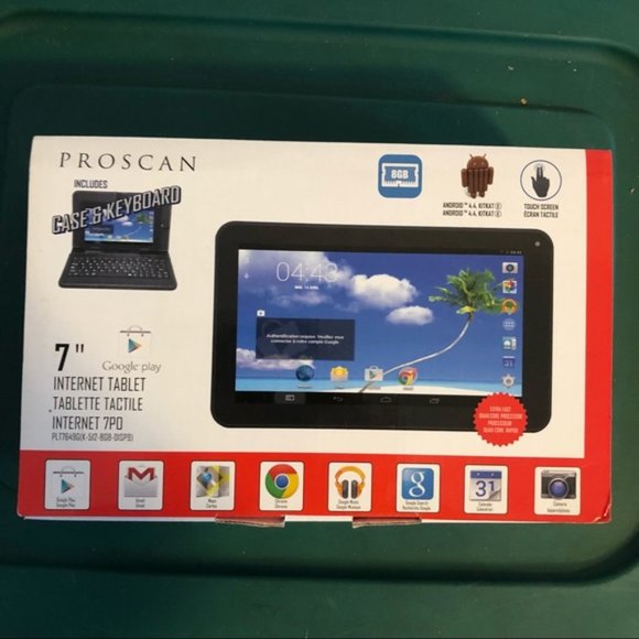 PROSCAN tablet with case and physical keyboard - Picture 2 of 5